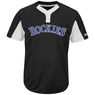 2355 - Rockies Premier Two-Button Colorblocked Jersey