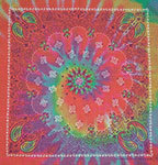 2187 - Paisley Tie Dye Bandanna