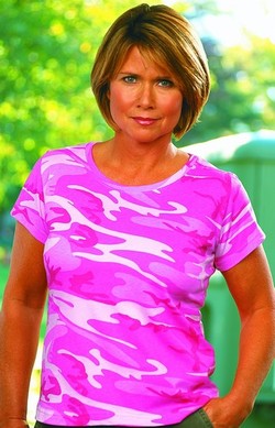 4063 - Ladies Fine Jersey Camouflage T-Shirt