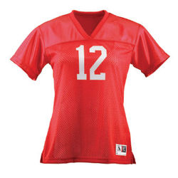 250 - Ladies Junior Fit Replica Football Tee 100% Polyester