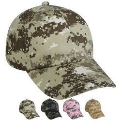 3660 - 6-Panel Camouflage Cap