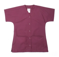 3843 - Ladies V Neck Gripper Tunic Top Solid Color