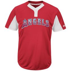 2355 - Angels Premier Two-Button Colorblocked Jersey