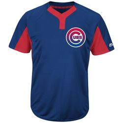2355 - Cubs Premier Two-Button Colorblocked Jersey