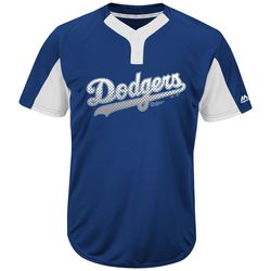 2355 - Dodgers Premier Two-Button Colorblocked Jersey
