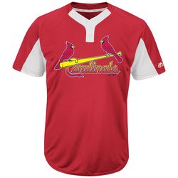 2355 - Cardinals Premier Two-Button Colorblocked Jersey