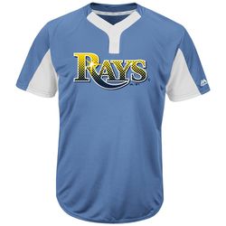 2355 - Tampa Bay Rays Premier Two-Button Colorblocked Jersey