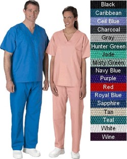 1856 -    Short Sleeve Scrubs Top