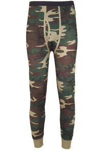 1791 - Camouflage Thermal Underwear Bottoms